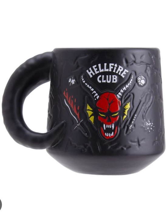 Stranger Things Other - Stranger Things | Hellfire Club Demon Embossed Coffee Mug